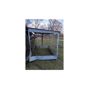 Stínicí technika Dešťová clona Crystal+PVC - na míru - levá