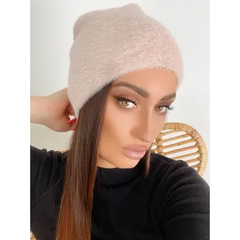 Čepice Dámská alpaková čepice v růžové barvě, VELIKOST UNI