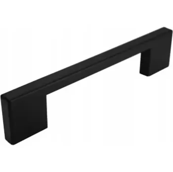 Nábytková úchytka plastová CLP L-137 128/96 černá matná