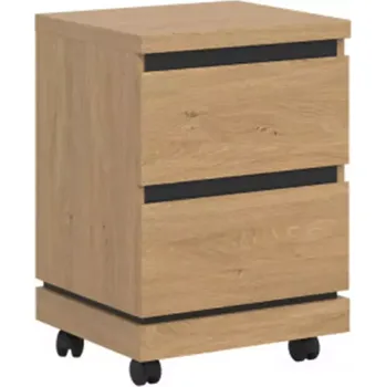 Kancelářská sestava Kontejner Ate At09 dub kamenný/černá