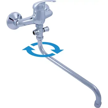 Vodovodní baterie RAV-SLEZÁK Baterie pro vanu a umyvadlo nástěnná SÁZAVA SA056.0