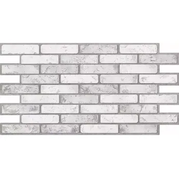 Obklad Nástěnný panel PVC Brick Light 98x48 cm