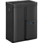 Odpadkový koš Eko Mirage plus 30+15+15l černý 933860