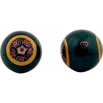 Masážní kámen Zdravotní čínské meditační kuličky proti stresu Qi Xin Ylang cca 3,5 cm