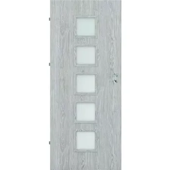 Interiérové dveře Interiérové dveře Vedi 5*5 60L dub stříbrný
