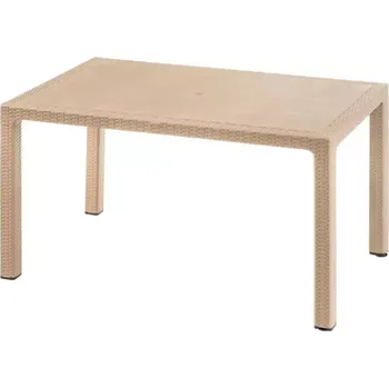 Zahradní stůl Plastový stůl Infinity béžový