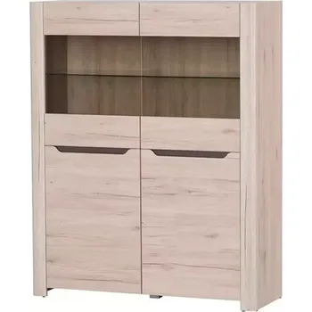 Vinotéka Vitrína Desjo 118 cm Dub San Remo