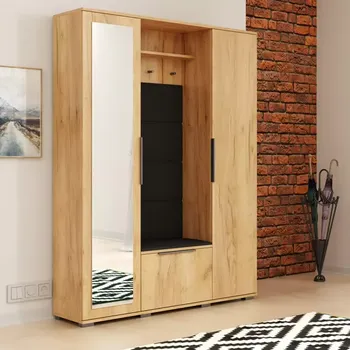 Předsíňová stěna Předsíňová stěna Laura P craft zlatá