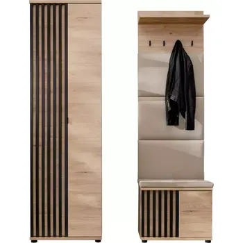 Předsíňová stěna Předsíňová stěna Pedro VI HJZ PD6+P hickory jackson/černá