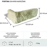 Kámen betonový Portina Sahara rohový bal=1,7 mb