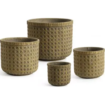 Květináč Květináč 101552 prachově žlutý 37x31h