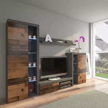 Obývací stěna Obývací Stěna Rumba Old Style Wood/Matera