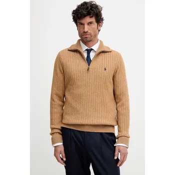 Pánský svetr Vlněný svetr Polo Ralph Lauren, XXL, hnědá, 82X