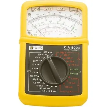 Multimetr Multimetr Ruční 15 A 1000 V ac, číslo modelu: CA 5003 Chauvin Arnoux 15 A 1000 V