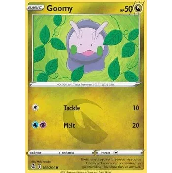 Sběratelská karetní hra Pokémon FST 195/264 Goomy- Fusion Strike Stav: Near Mint, Verze: REVERSE HOLO