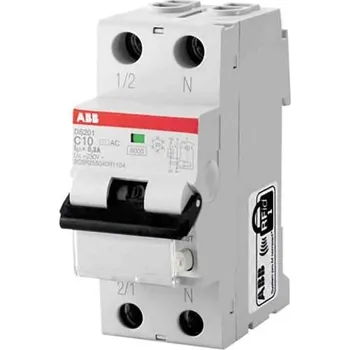 Proudový chránič Proudový chránič RCBO, řada: DS201 1 plus N 32 A DIN Rail Mount vypínací citlivost 30mA, rozsah: RCBO, System Pro M