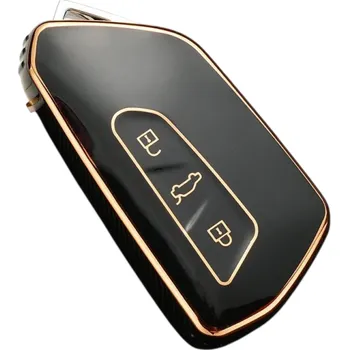 TPU pouzdro na dálkový klíč pro VW Volkswagen Golf 8 2020, Škoda Octavia A8 2021, SEAT Leon MK4 černá