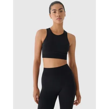 Dámské spodní prádlo Bezešvá tréninková podprsenka se střední podporou 4F x anna lewandowska 4F 4FALSAW24USBAF169-20S S/M