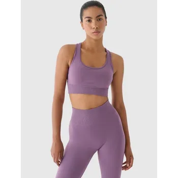 Dámské oblečení 4F Tréninková podprsenka s nízkou výztuží 4F 4FWAW24USBAF141-50S XS-S