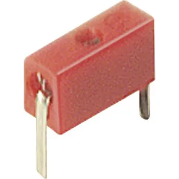 Krokosvorka Hirschmann Test a Measurement MPB 1 zkušební konektor zásuvka, rovná Ø pin: 2 mm červená 1 ks