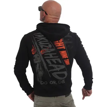 Pánská mikina Pánská mikina s kapucí Yakuza HOB 90034 black velikost: 3XL