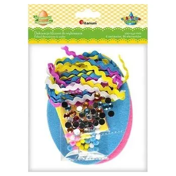 Set školních potřeb Zestaw pisanka filcowa do złożenia 103x140mm 6szt