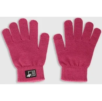 Dětská móda Dětské pletené rukavice s viskózou 4F 4FJRAW25AGLOU146-53S S/M