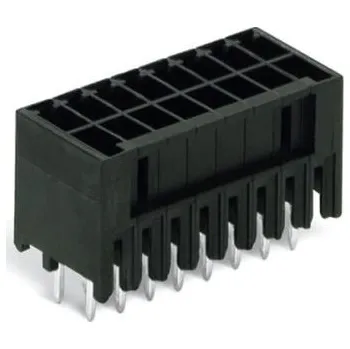 Elektrický konektor Konektor PCB, řada: 713 Series, číslo řady: 713, počet kontaktů: 16, počet řad: 2, rozteč: 5mm, orientace těla: Pravý