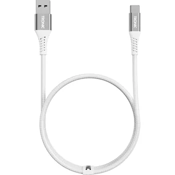 Datový kabel TRONIC® Nabíjecí a datový kabel, 1 m (USB-A - USB-C/bílá)