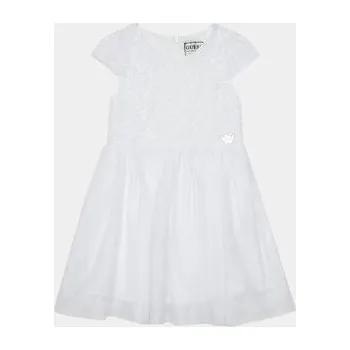 Dámské šaty Guess Elegantní šaty A4RK01 WFYM0 Bílá Regular Fit 3_6M