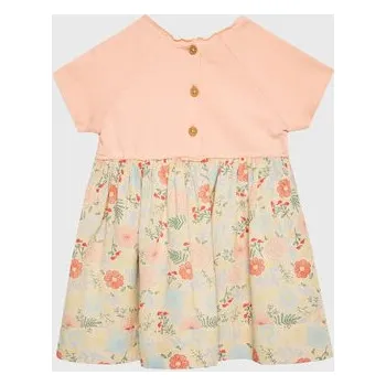 Dámské šaty United Colors Of Benetton Každodenní šaty 49RUAV007 Růžová Regular Fit 56