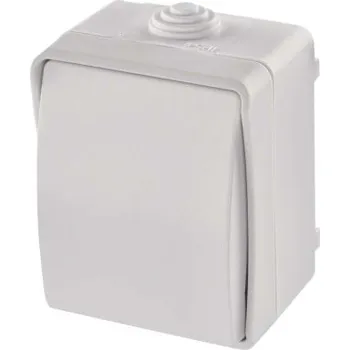 vypínač Přepínač nástěnný schodišťový č. 1,6 IP54, 1 tlačítko