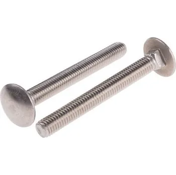 Šroub Vratový šroub, Prostý, Nerezová ocel, M8, délka: 70mm