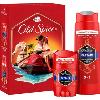 OLD SPICE Captain, deodorant v tyčince + gel po sprchování Captain