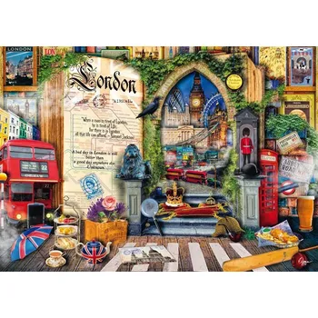 Puzzle Puzzle Schmidt Spiele 1000 dílků AIMEE STEWART Vzpomínky z Londýna