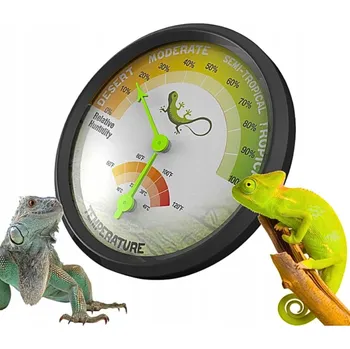 Analogový teploměr a vlhkoměr 2v1 do terária pro mravence, štíry, plazy a hmyz