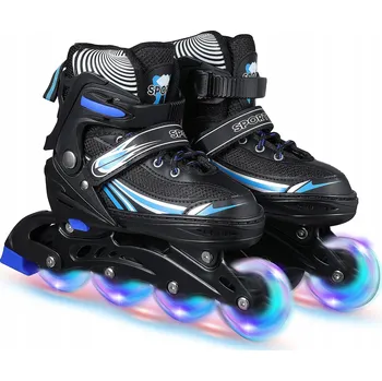 Kolečkové brusle INLINE BRUSE PRO DOSPĚLÉ S ÚLOŽNÝM TAŠKOU VELIKOST S MODRÁ PRO MUŽE I ŽENY