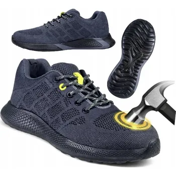 Pracovní obuv PRACOVNÍ BOTY PÁNSKÉ polobotky PRODYŠNÉ lehké KOMPOZITNÍ ŠPIČKA S1 BOZP