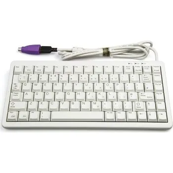 Klávesnice Klávesnice, Kabelová, Bílá, PS/2, USB Kompaktní QWERTY (Velká Británie) normální klávesy 83 x 27mm x 282mm CHERRY