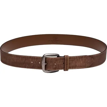 Opasek Opasek kalhotový kožený VINTAGE HNĚDÝ velikost: 100