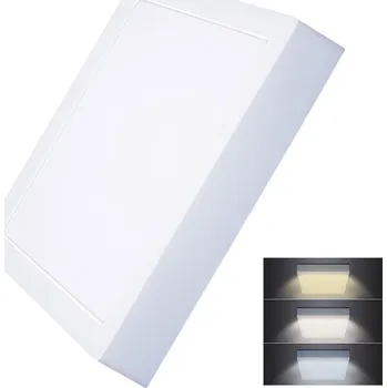 LED panel Solight LED mini panel CCT, přisazený, 24W, 1800lm, 3000K, 4000K, 6000K, čtvercový - WD175