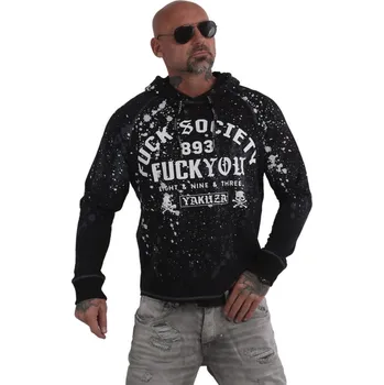 Pánská mikina Pánská mikina s kapucí Yakuza HOB 15038 black velikost: 3XL