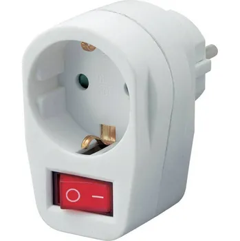 Spínací hodiny 778992 spínací mezizásuvka 1pólový bílá