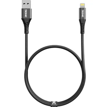 Datový kabel TRONIC® Nabíjecí a datový kabel, 1 m (USB-A - 8 pin/černá)