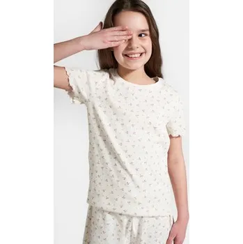 Dámské pyžamo Coccodrillo Pyžamo WC4448223PJS Écru Regular Fit 116_122