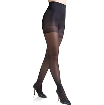 Dámské punčochy Bellinda SILHOUETTE 40 DEN - Tvarující punčochové kalhoty bez zesíleného sedu - BE297154 černá M