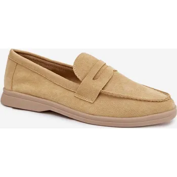 Dámské mokasíny Dámské mokasíny z eko semiše žluté Renelia 39