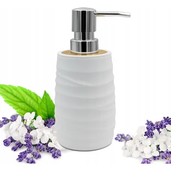 Dávkovač mýdla Ruční dávkovač mýdla stojící OMAGO 400 ml bílý