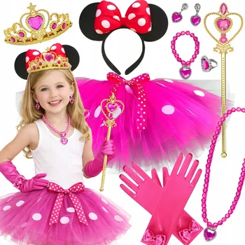 Karnevalový kostým KOSTÝM MYŠKA, PŘEVLEK MYŠKA, ČELENKA, SUKNĚ TUTU, SET NA PLES, VELIKOST 110/116