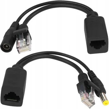 IP kamera ADAPTÉR POE BLOW INJEKTOR SPLITTER PASIVNÍ PRO NAPÁJENÍ KAMER